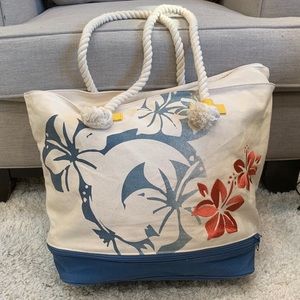 Rare Disney Park Canvas Beach Tote